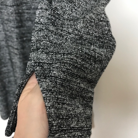 Gap Softspun Long Sleeve Metallic Swing Dress NWT - Picture 4 of 8